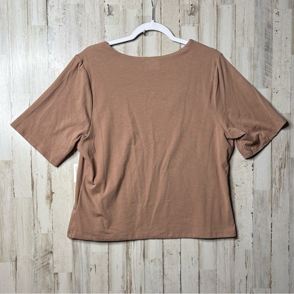 Old Navy Women's Brown Fitted Layer Elbow-Sleeve Scoop
Neck Top Size XXL NWT! - Picture 7 of 14